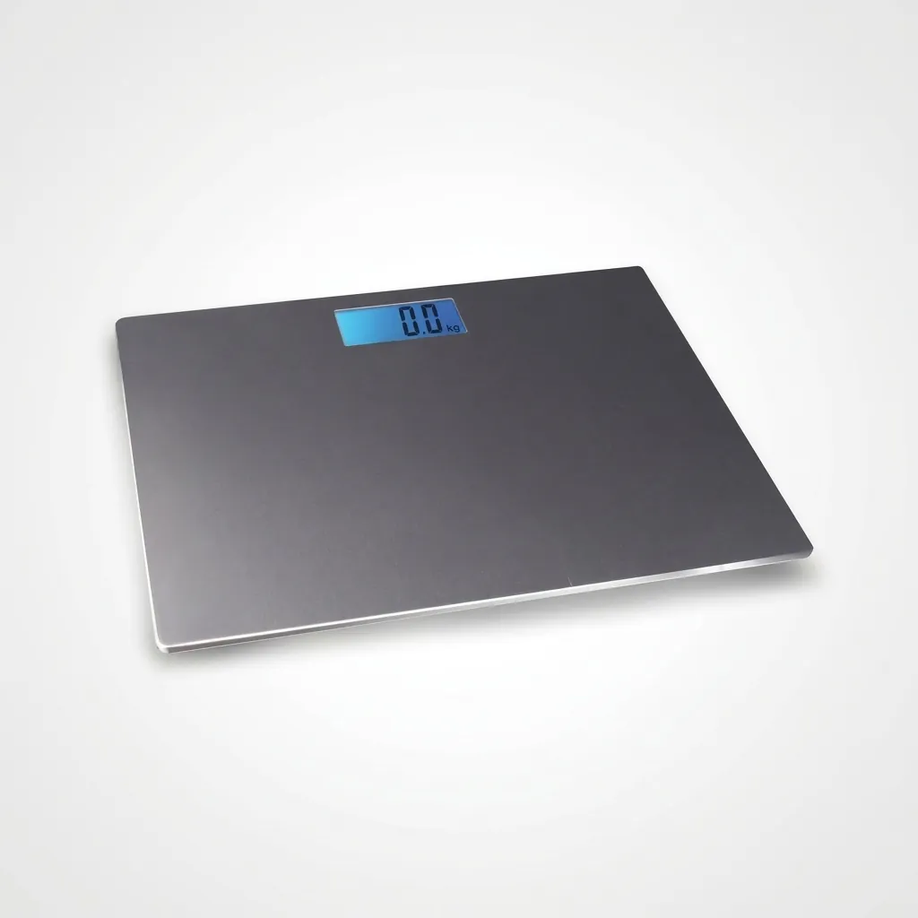 Hotel Digital Bathroom Scale Tempered Glass With Stainless Steel — SCL-1032