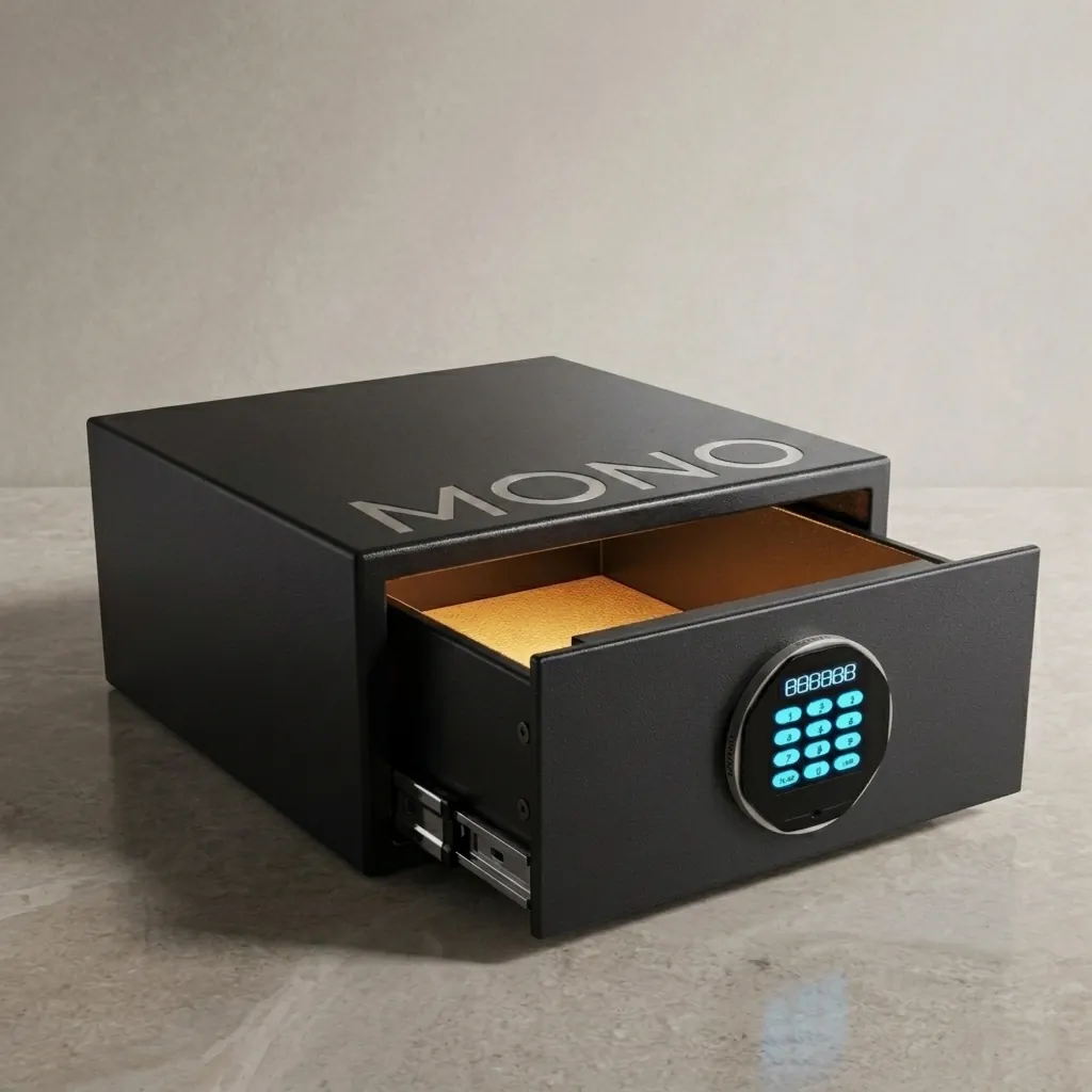 Heavy-Gauge Front-Opening Drawer-Type Safe with Orange-Peel Finish [1026] — SFB-1026 (image 1)