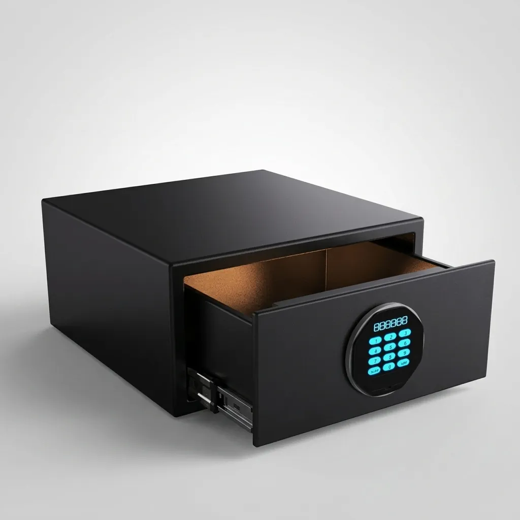 Heavy-Gauge Front-Opening Drawer-Type Safe with Orange-Peel Finish [1026] — SFB-1026 (image 2)