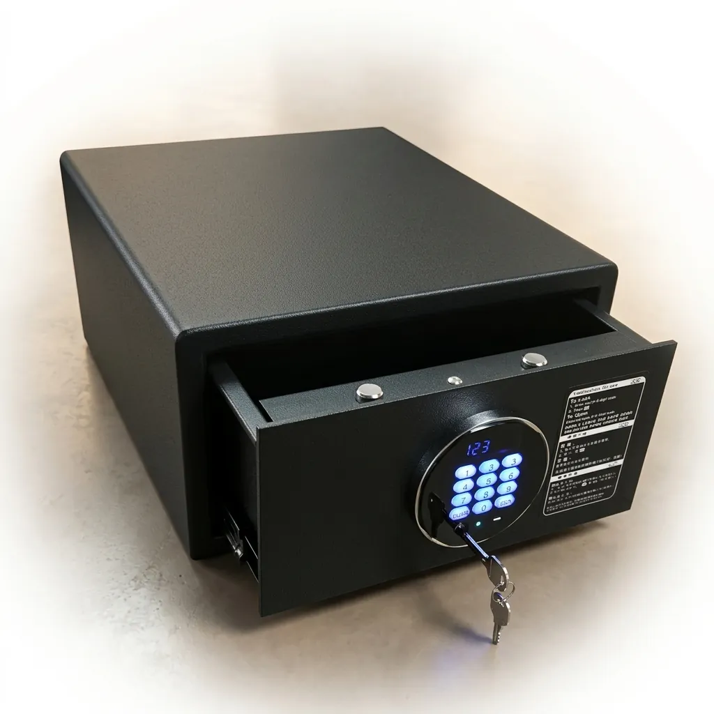 Heavy-Gauge Front-Opening Drawer-Type Safe with Orange-Peel Finish [1026] — SFB-1026 (image 6)