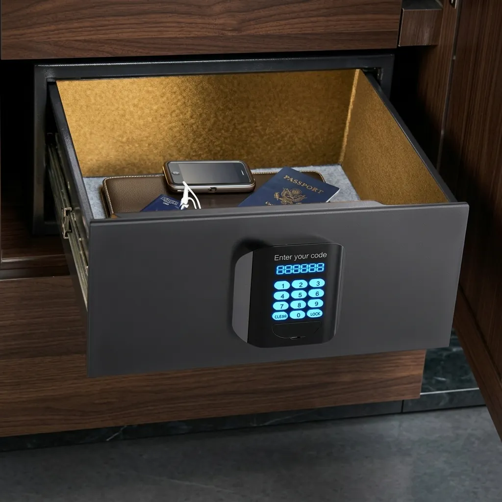 Heavy-Gauge Front-Opening Drawer-Type Safe with 18mm Steel Bolt — SFB-1027 (image 7)