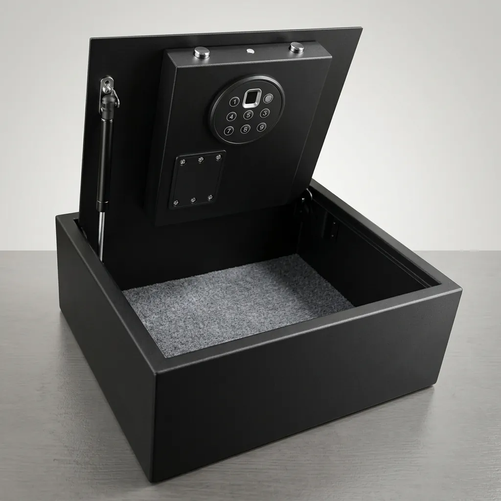 Heavy-Gauge Top-Opening Safe with Pneumatic Lid [1035] — SFB-1035 (image 9)