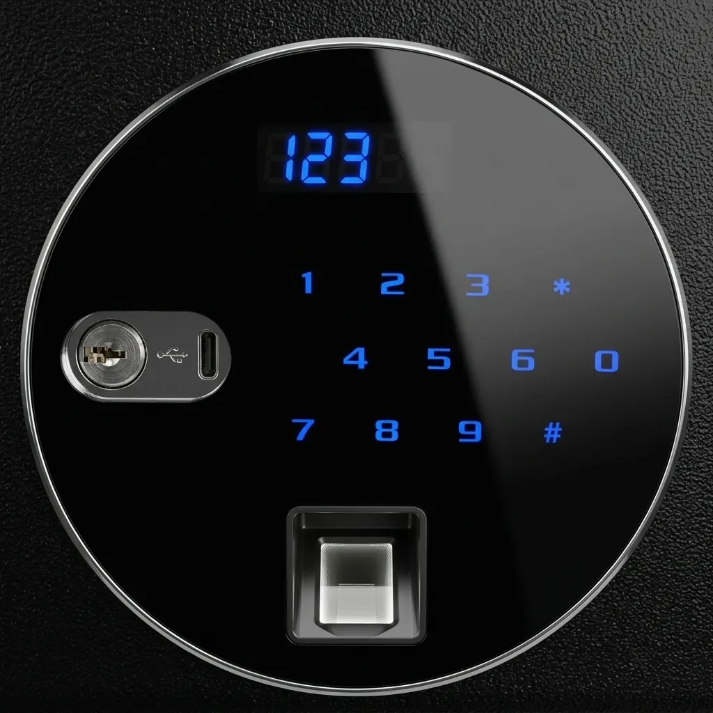 Wall-Mounted Fingerprint Safe Box — SFB-1062 (image 2)