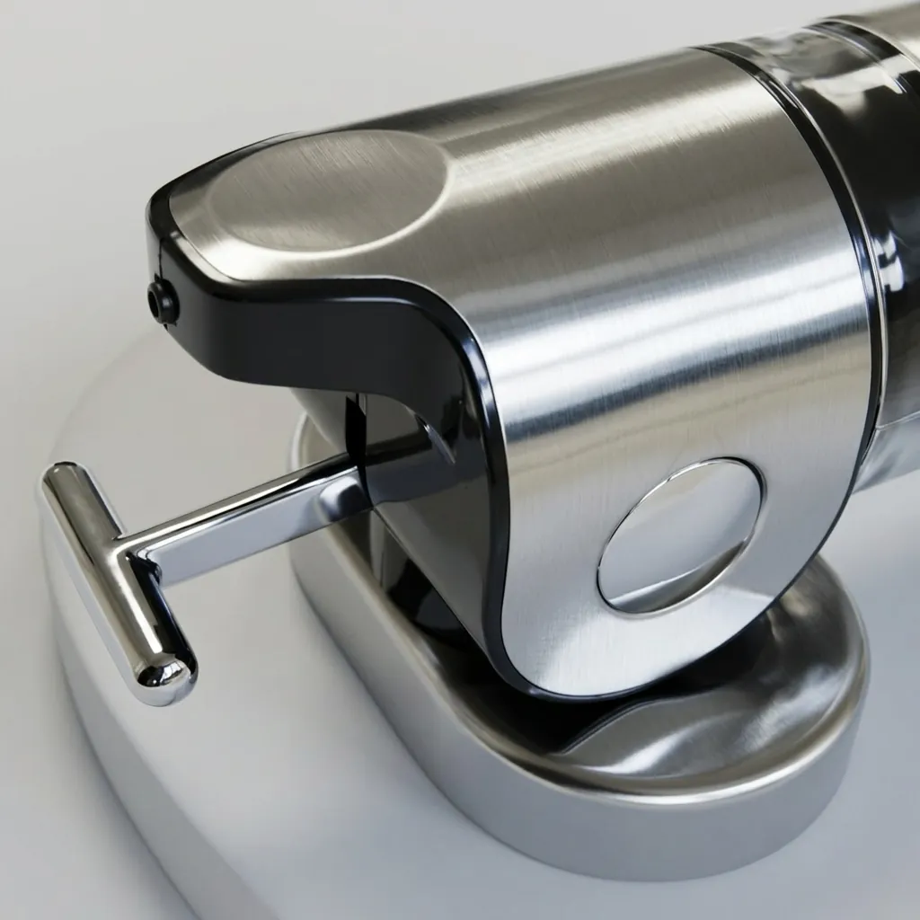 Wall Mounted Single Soap Dispenser Pull Type Stainless Steel — SPD-1024 (image 3)