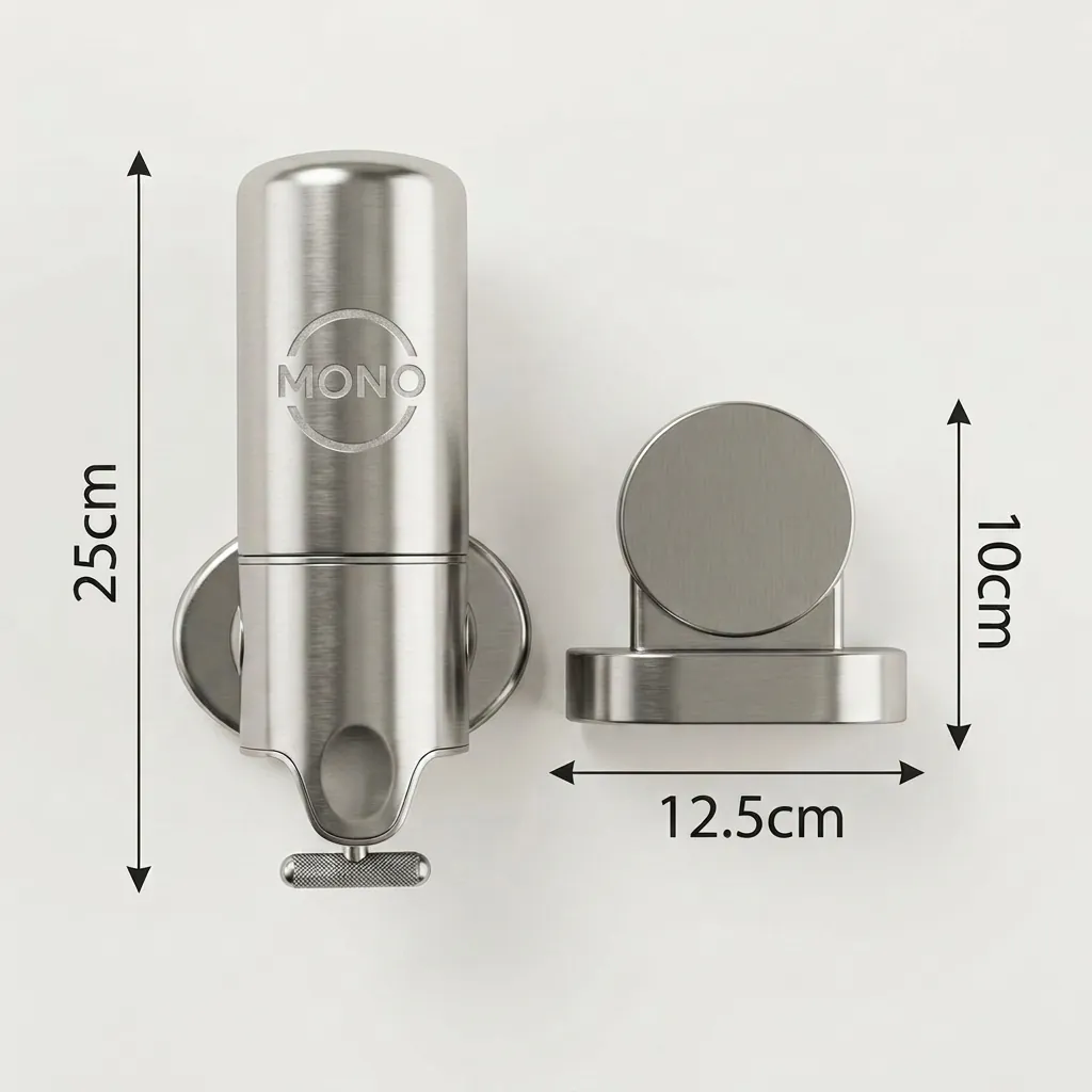 Wall Mounted Single Soap Dispenser Pull Type Stainless Steel — SPD-1024 (image 1)