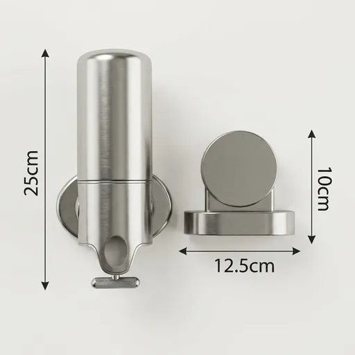 Wall Mounted Single Soap Dispenser Pull Type Stainless Steel — SPD-1024