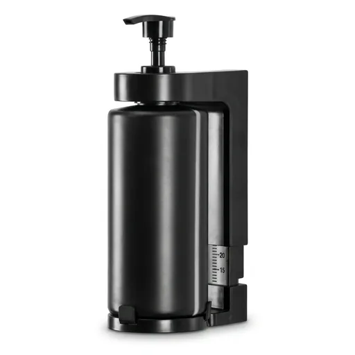ABS Adjustable Bracket Single Soap Dispenser 300ml in Black — SPD-1067