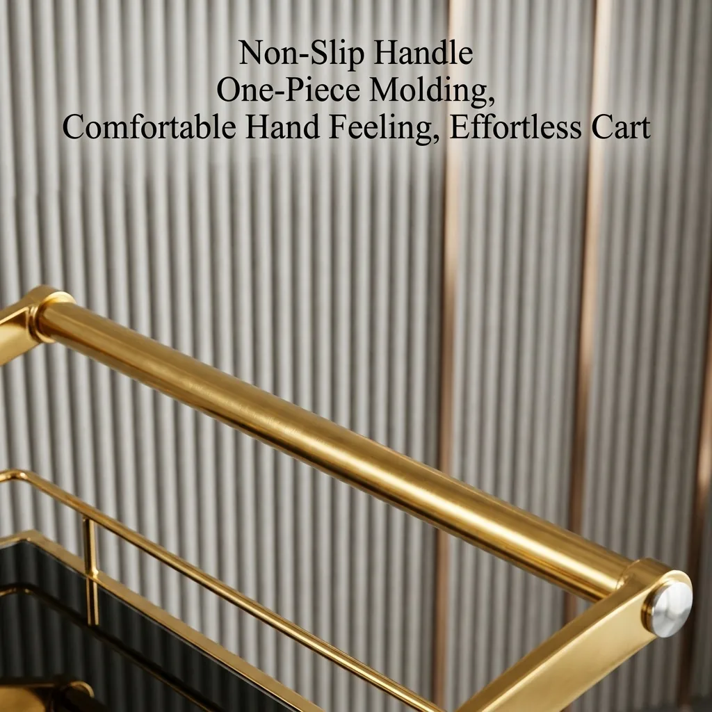 Stainless Steel Tempered Glass 3-Tier Service Trolley [1025] — SVT-1025 (image 10)
