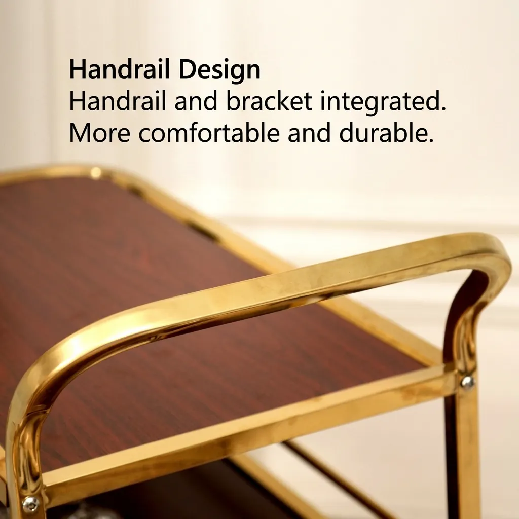 Stainless Steel 3-Tier Service Trolley [1026] — SVT-1026 (image 3)