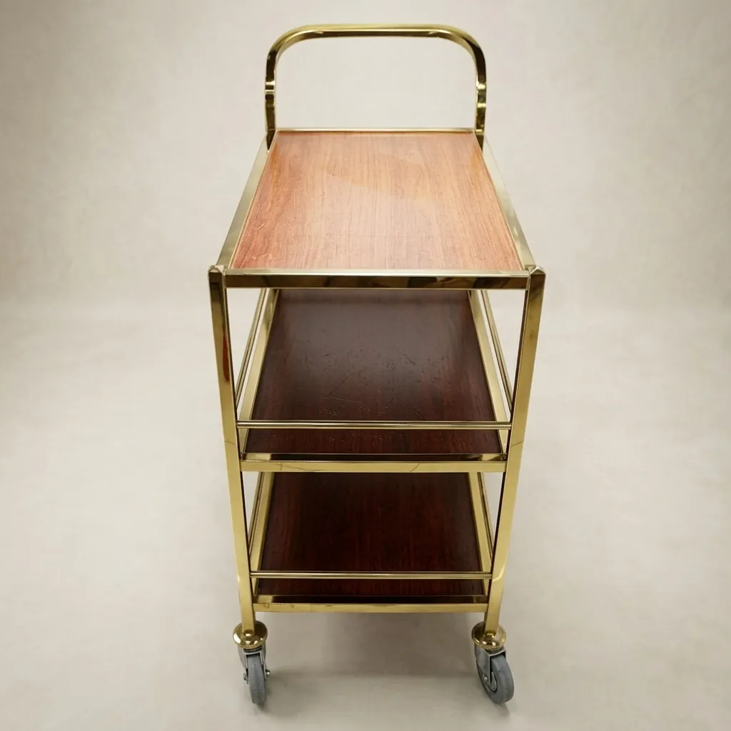 Stainless Steel 3-Tier Service Trolley [1026] — SVT-1026 (image 8)
