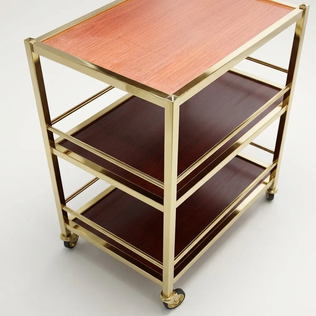 Stainless Steel 3-Tier Service Trolley [1026] — SVT-1026 (image 9)