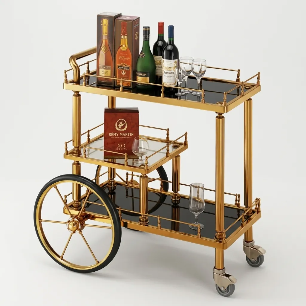 Stainless Steel 3-Tier Service Trolley [1027] — SVT-1027 (image 2)