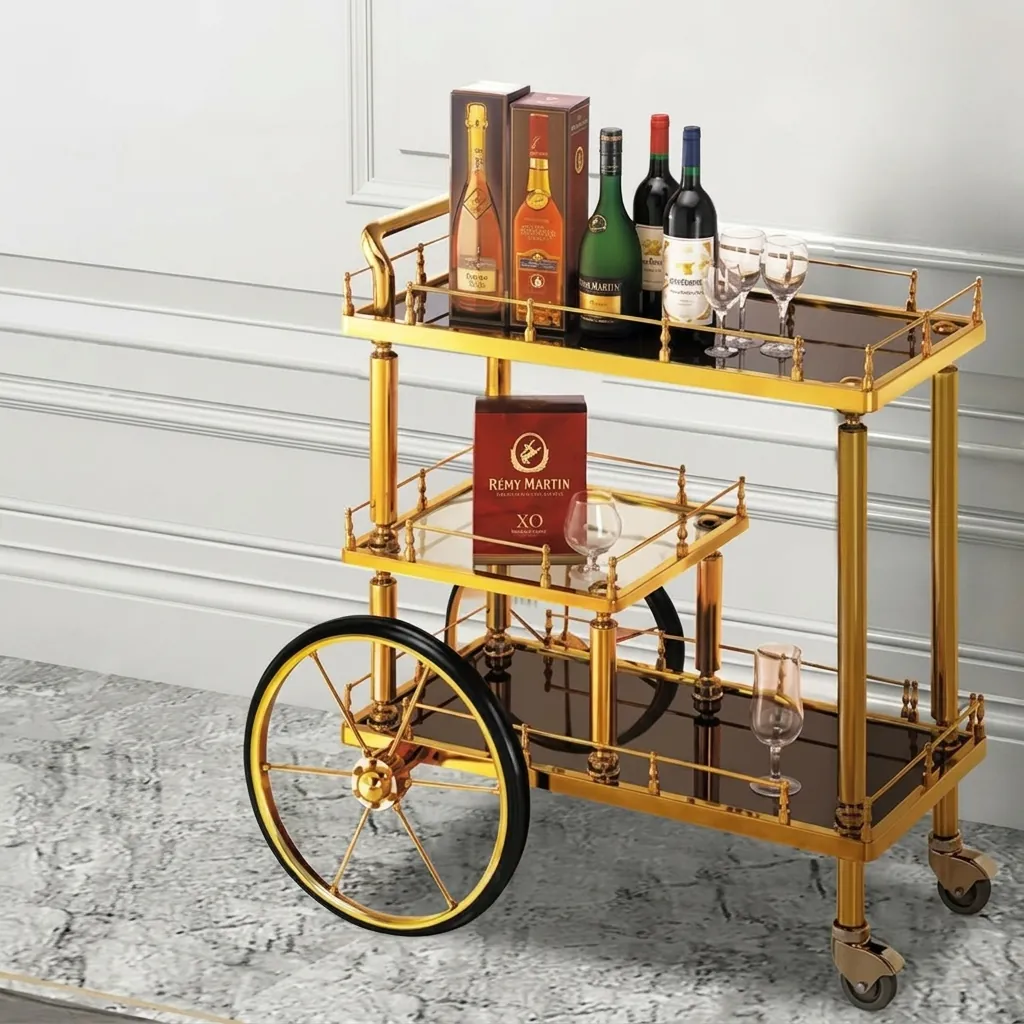 Stainless Steel 3-Tier Service Trolley [1027] — SVT-1027 (image 8)