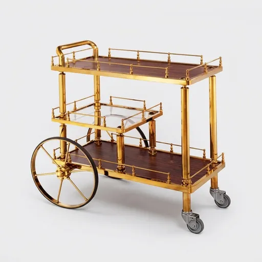 Stainless Steel 3-Tier Service Trolley [1027] — SVT-1027
