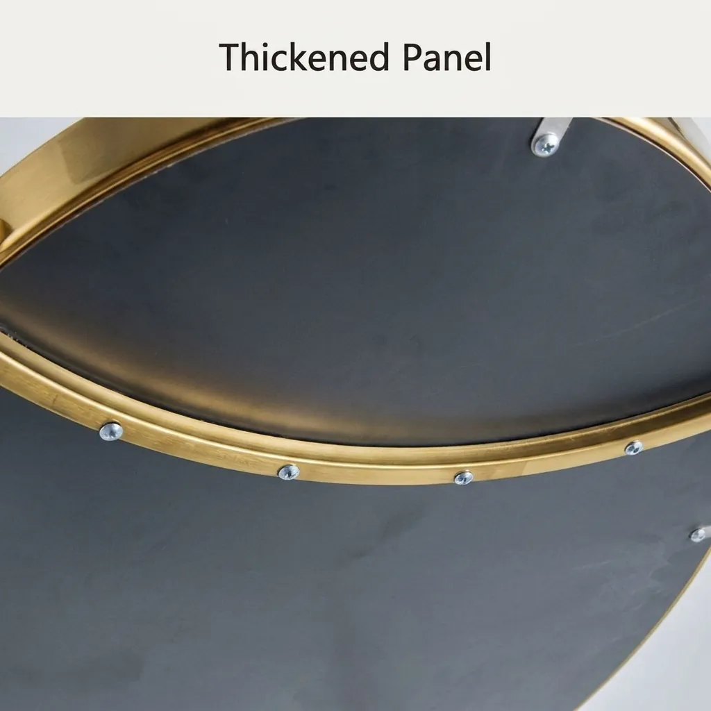 Tempered Glass Two-Layer Oval Service Trolley [1030] — SVT-1030 (image 3)