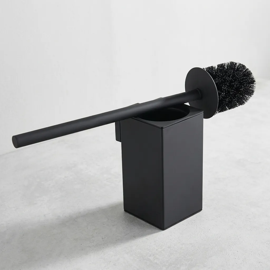 Square Stainless Steel Wall Mount Toilet Brush Holder [1028] — TBR-1028 (image 4)