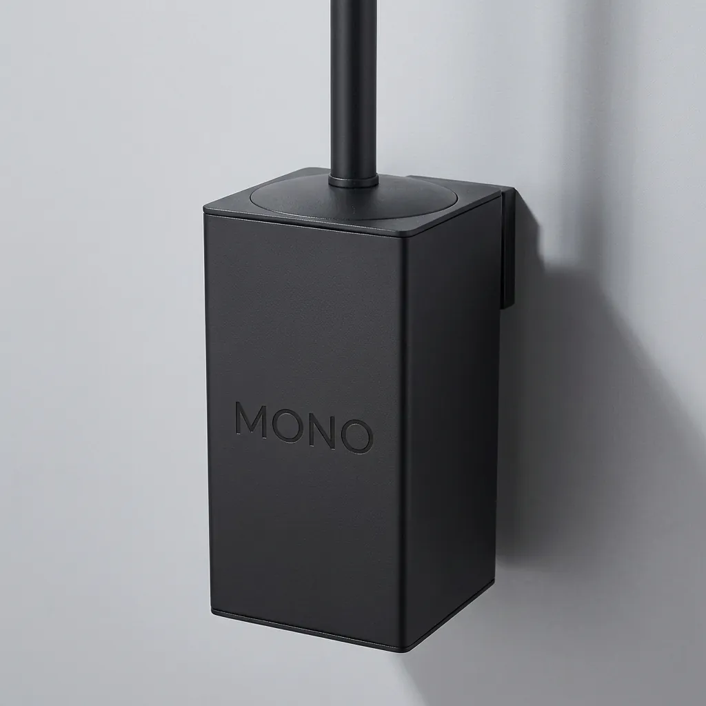 Square Stainless Steel Wall Mount Toilet Brush Holder [1028] — TBR-1028 (image 1)