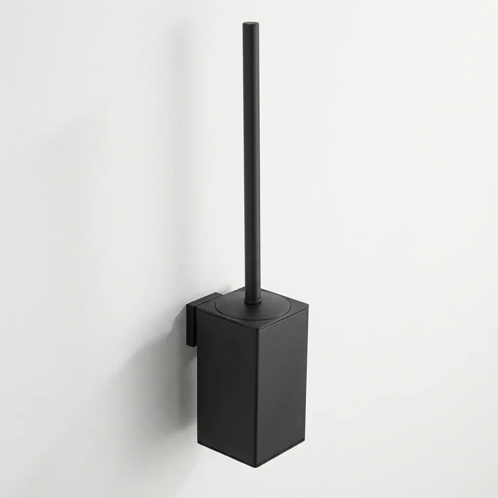 Square Stainless Steel Wall Mount Toilet Brush Holder [1028] — TBR-1028 (image 6)