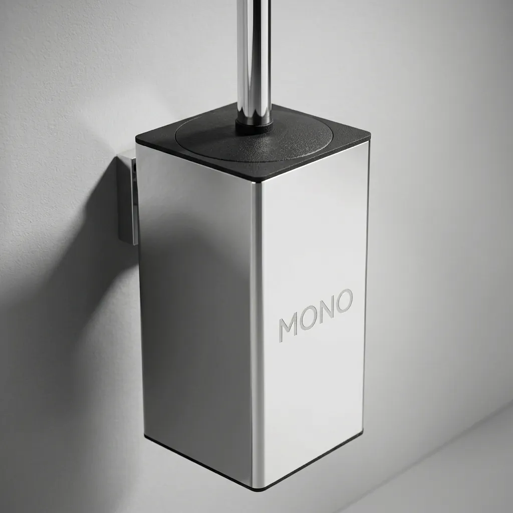 Square Stainless Steel Wall Mount Toilet Brush Holder [1029] — TBR-1029 (image 1)