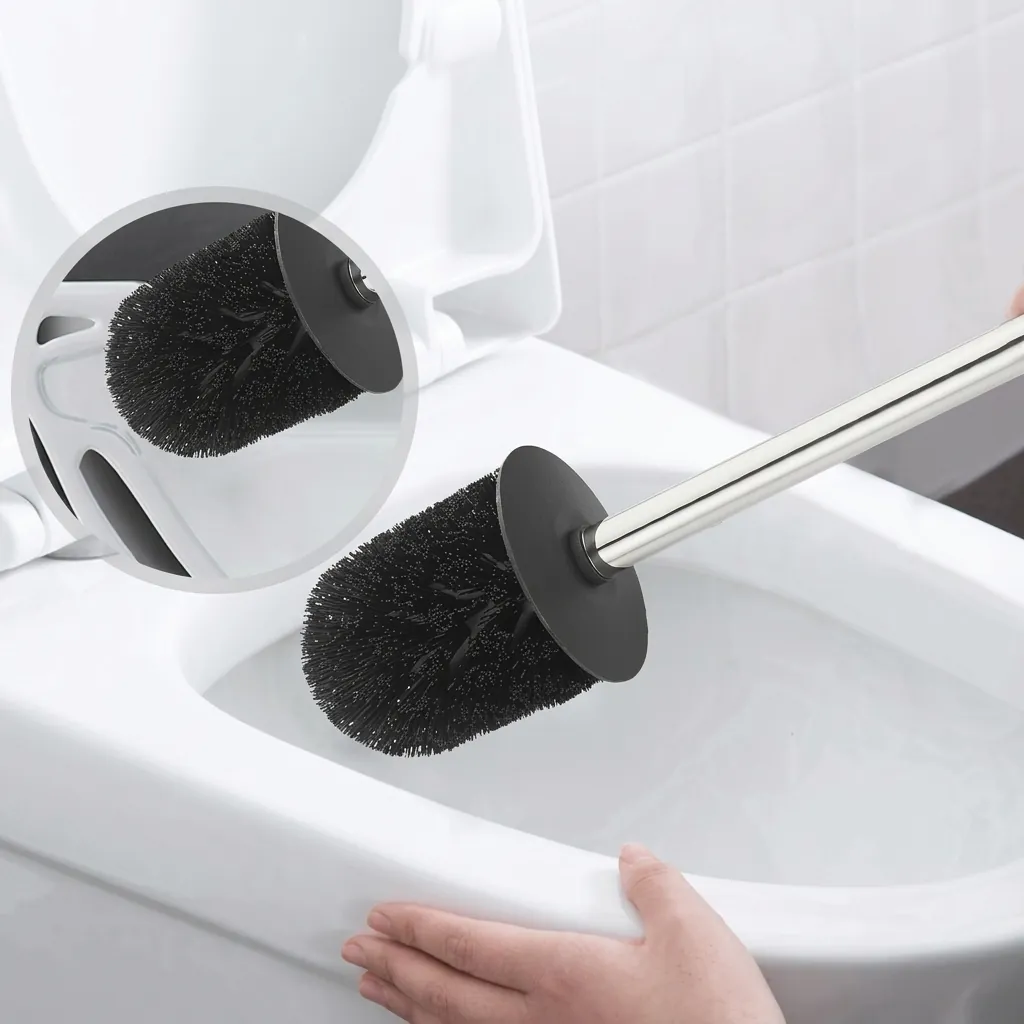 Square Stainless Steel Wall Mount Toilet Brush Holder [1029] — TBR-1029 (image 7)
