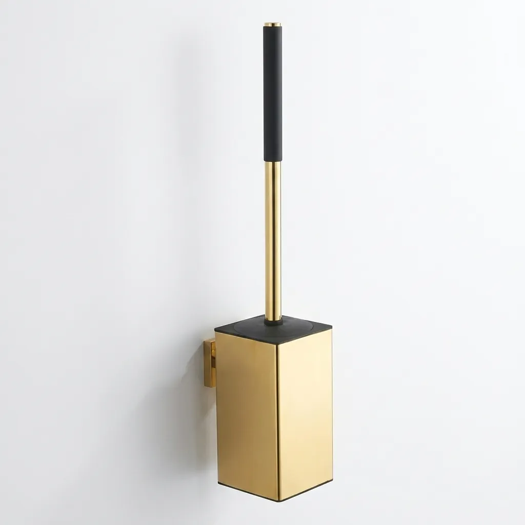 Square Stainless Steel Wall Mount Toilet Brush Holder [1030] — TBR-1030 (image 2)