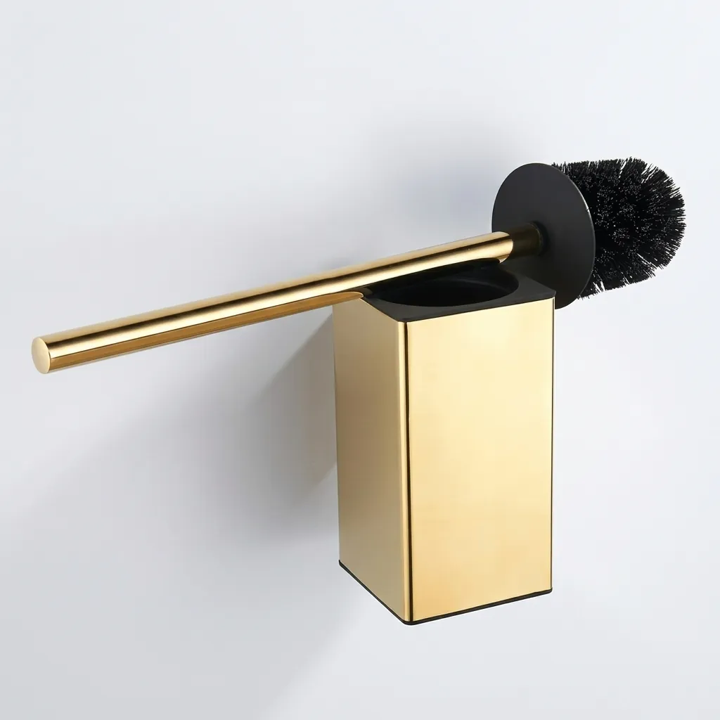 Square Stainless Steel Wall Mount Toilet Brush Holder [1030] — TBR-1030 (image 5)
