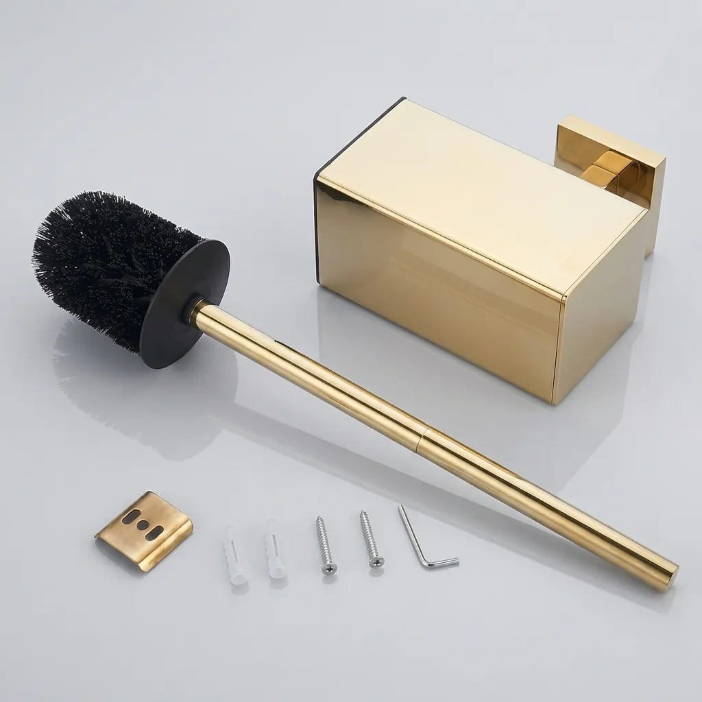 Square Stainless Steel Wall Mount Toilet Brush Holder [1030] — TBR-1030 (image 8)