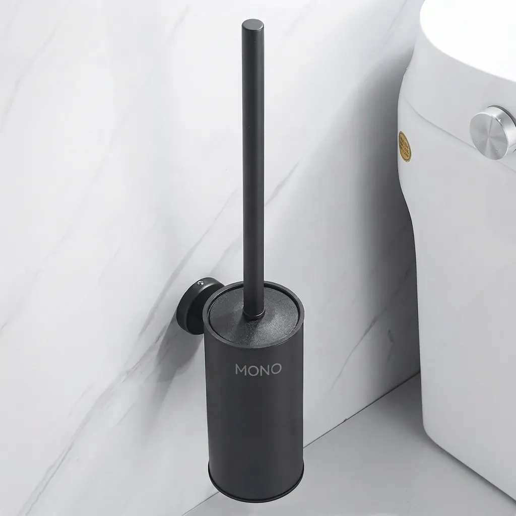 Round Stainless Steel Wall Mount Toilet Brush Holder 190mm [1031] — TBR-1031 (image 1)