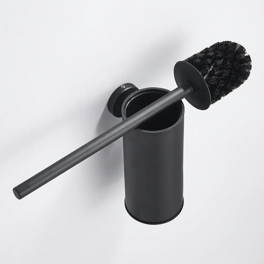 Round Stainless Steel Wall Mount Toilet Brush Holder 190mm [1031] — TBR-1031 (image 6)