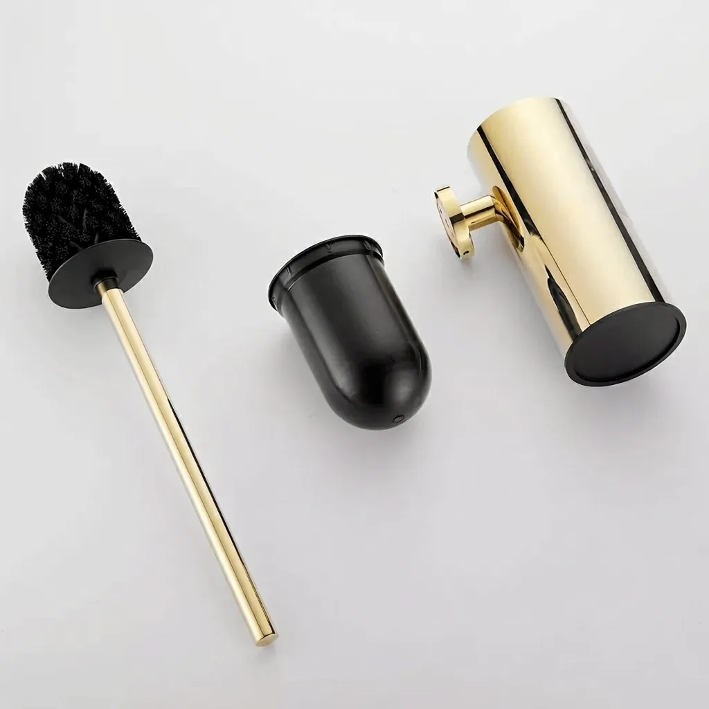 Round Stainless Steel Wall Mount Toilet Brush Holder 190mm [1033] — TBR-1033 (image 2)