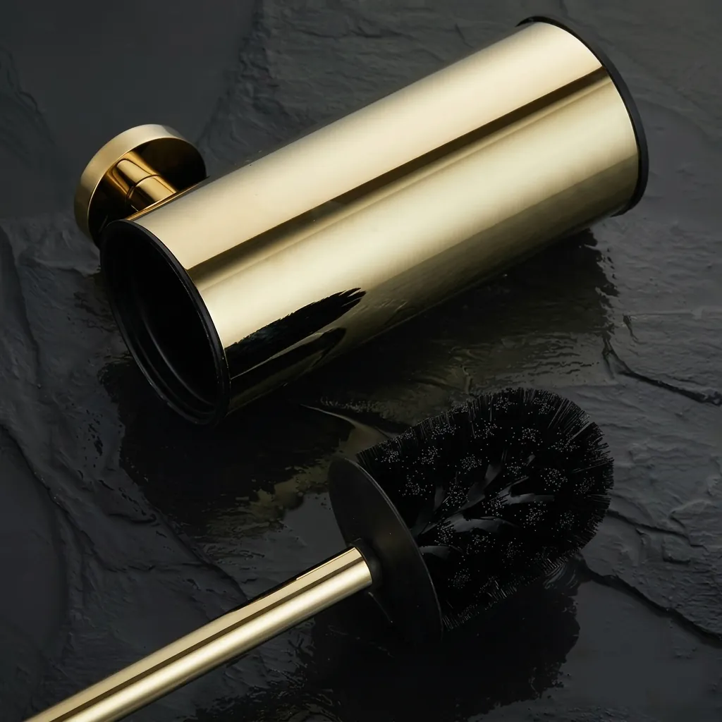 Round Stainless Steel Wall Mount Toilet Brush Holder 190mm [1033] — TBR-1033 (image 8)