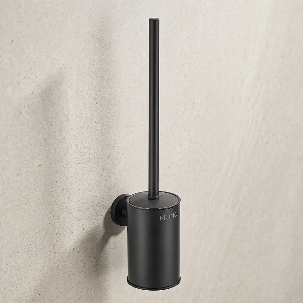 Round Stainless Steel Wall Mount Toilet Brush Holder 130mm [1034] — TBR-1034 (image 1)