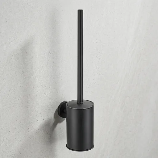 Round Stainless Steel Wall Mount Toilet Brush Holder 130mm [1034] — TBR-1034