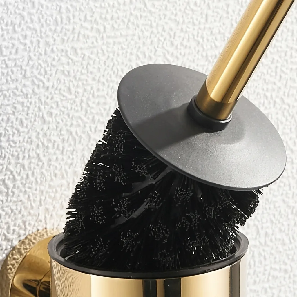 Round Stainless Steel Wall Mount Toilet Brush Holder 130mm [1036] — TBR-1036 (image 2)
