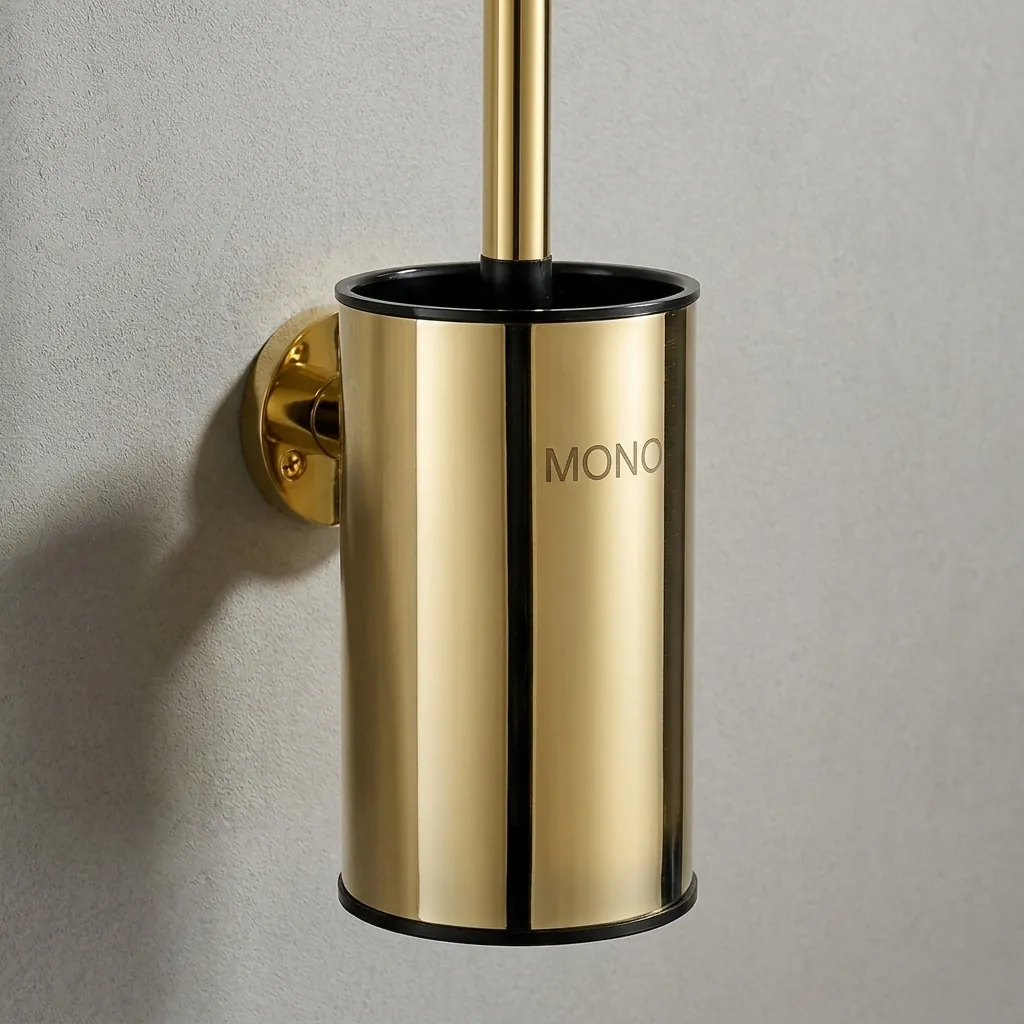 Round Stainless Steel Wall Mount Toilet Brush Holder 130mm [1036] — TBR-1036 (image 1)