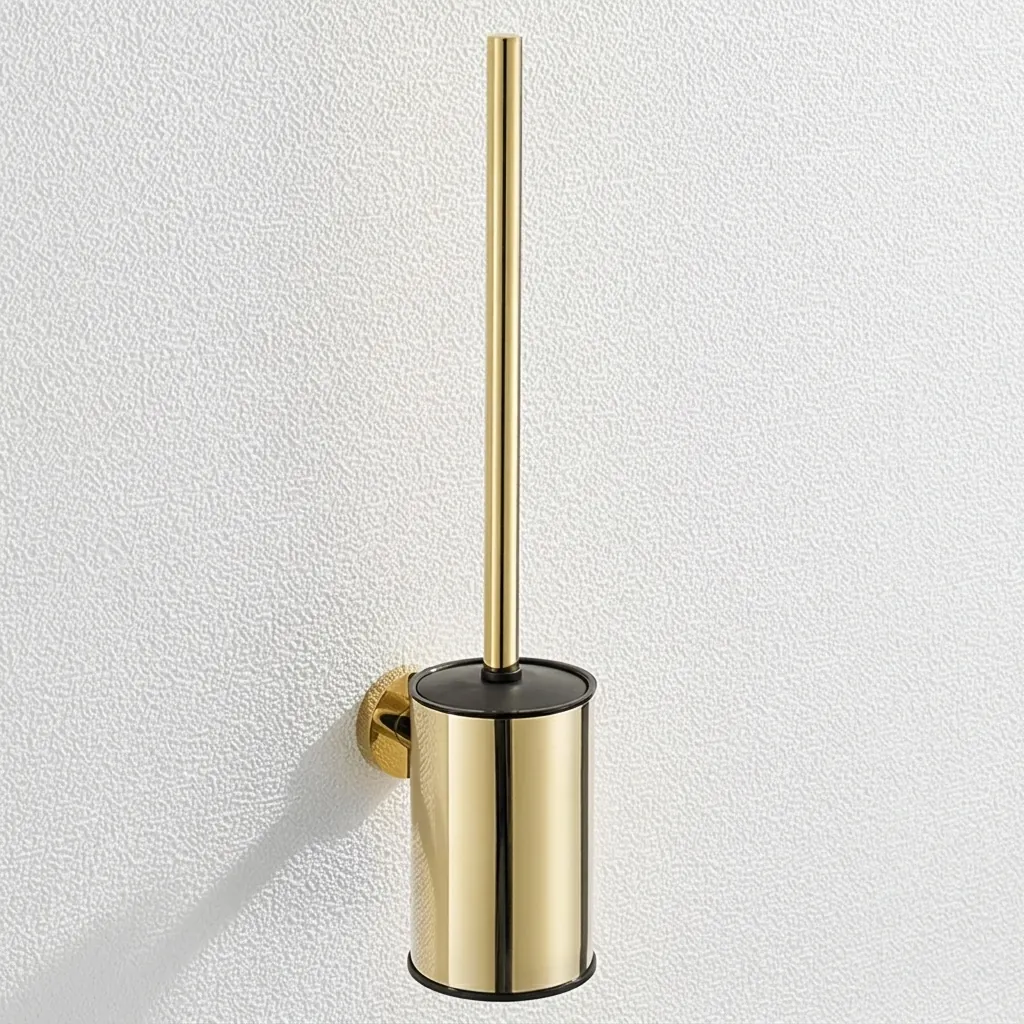 Round Stainless Steel Wall Mount Toilet Brush Holder 130mm [1036] — TBR-1036 (image 9)