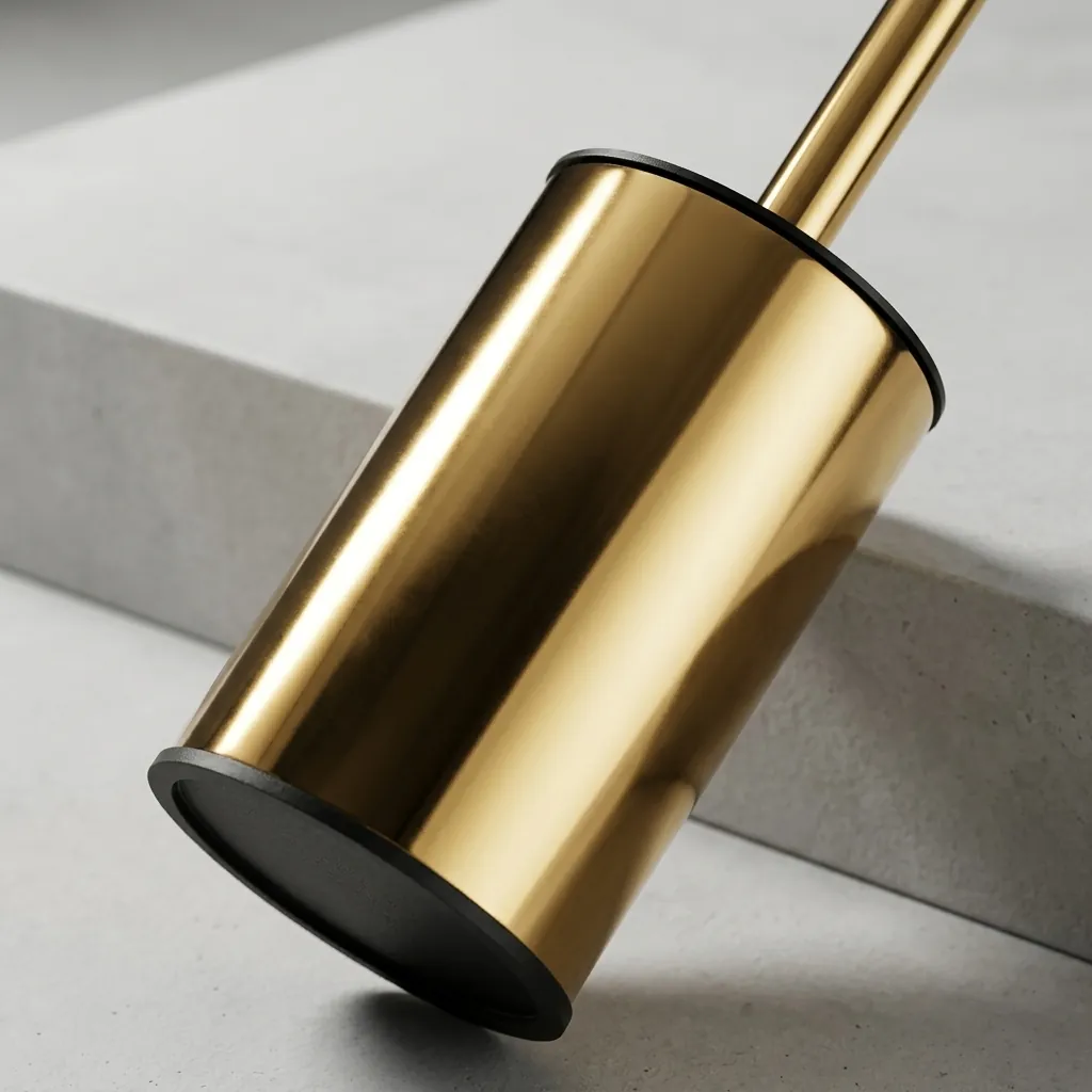 Round Stainless Steel Wall Mount Toilet Brush Holder 130mm [1036] — TBR-1036 (image 10)