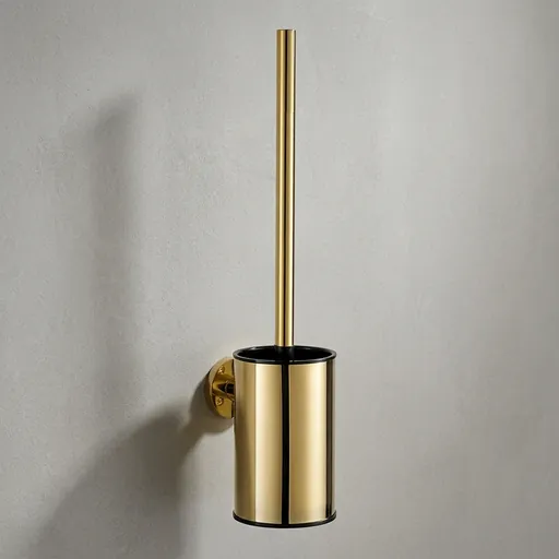 Round Stainless Steel Wall Mount Toilet Brush Holder 130mm [1036] — TBR-1036