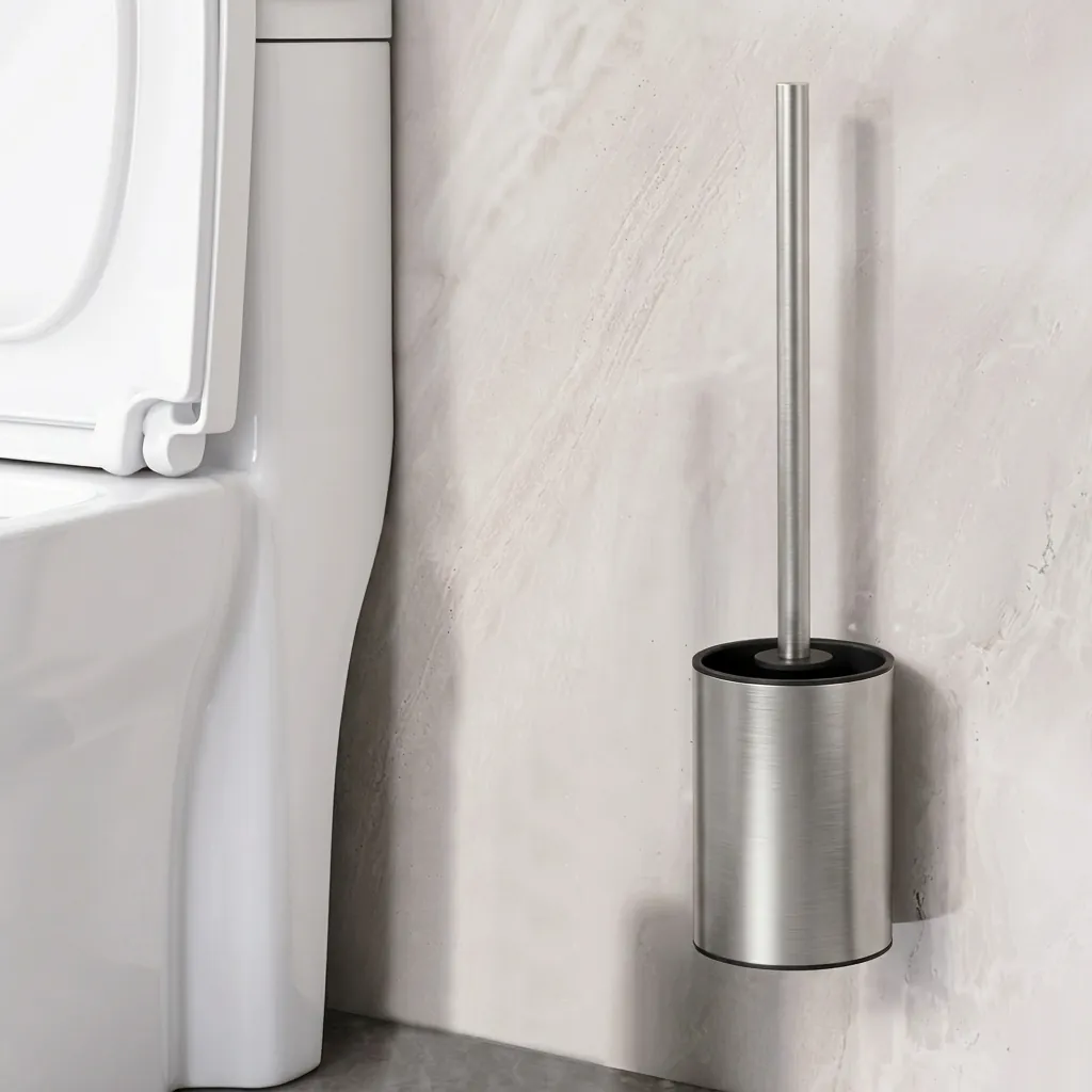 Stainless Steel Wall-Mounted Toilet Brush Holder — TBR-1038 (image 2)