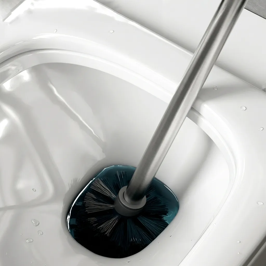 Stainless Steel Wall-Mounted Toilet Brush Holder — TBR-1038 (image 5)