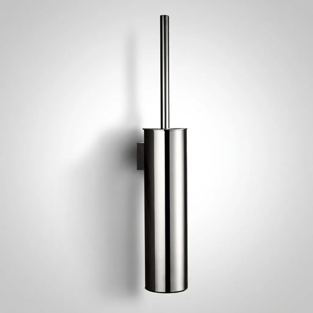 Round Stainless Steel Wall Mount Toilet Brush Holder 280mm — TBR-1040 (image 2)
