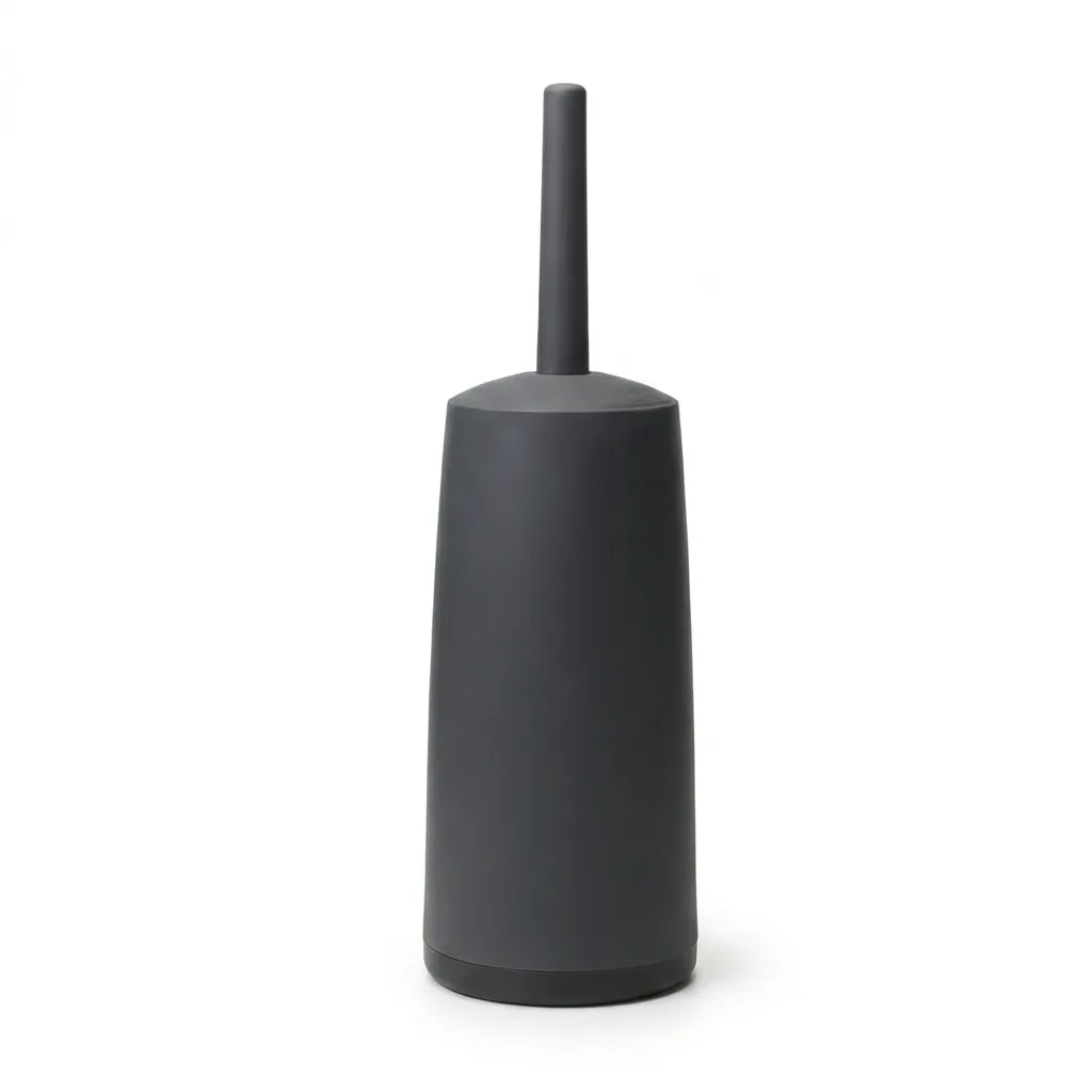 Closed Toilet Brush Holder in Dark Grey — TBR-1044