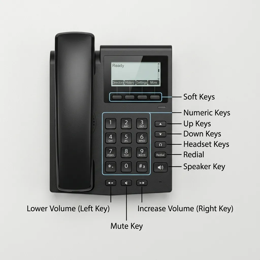 IP Phone with PoE — TEL-1025 (image 4)