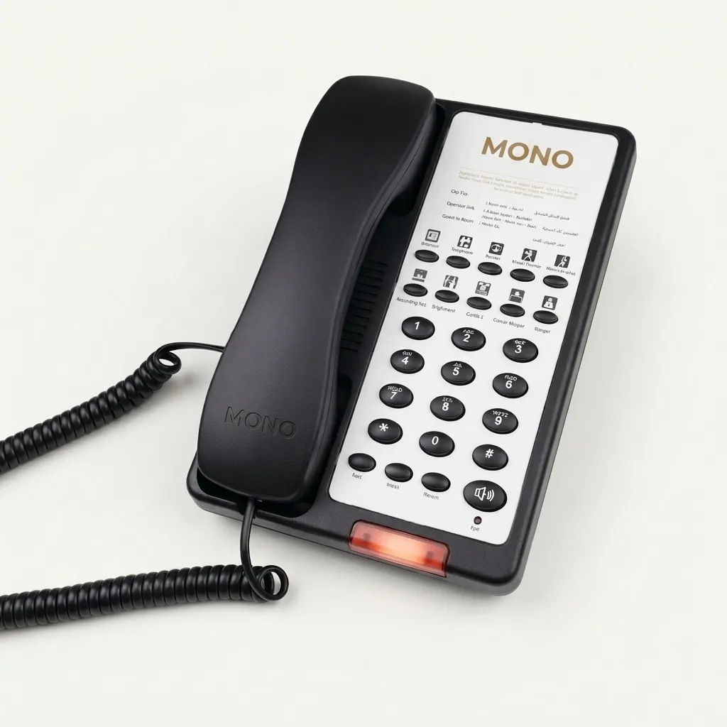 Hotel Desk Telephone with One-Touch Buttons [1026] — TEL-1026 (image 1)