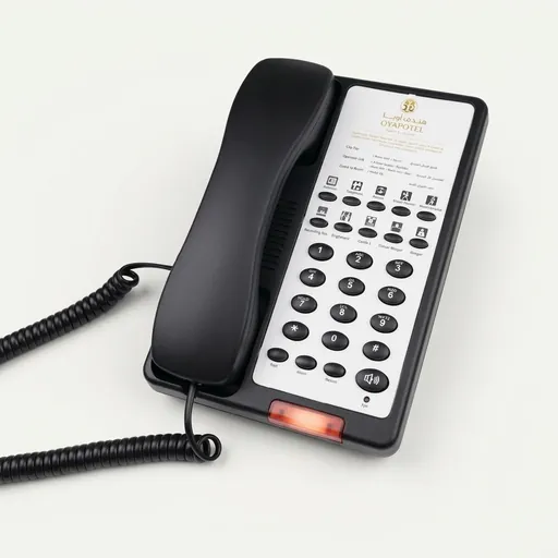 Hotel Desk Telephone with One-Touch Buttons [1026] — TEL-1026