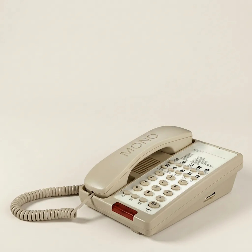 Hotel Desk Telephone with One-Touch Buttons [1027] — TEL-1027 (image 1)