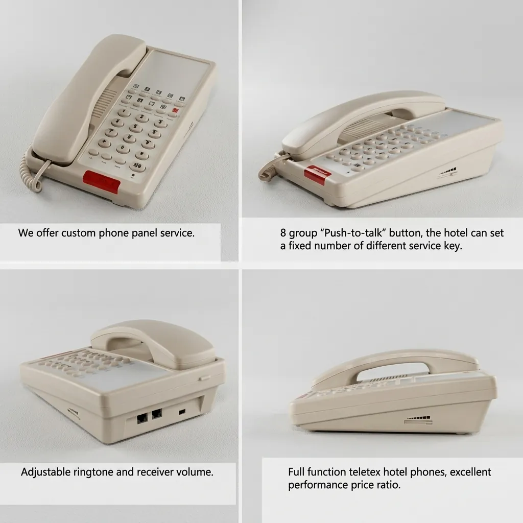 Hotel Desk Telephone with One-Touch Buttons [1027] — TEL-1027 (image 10)
