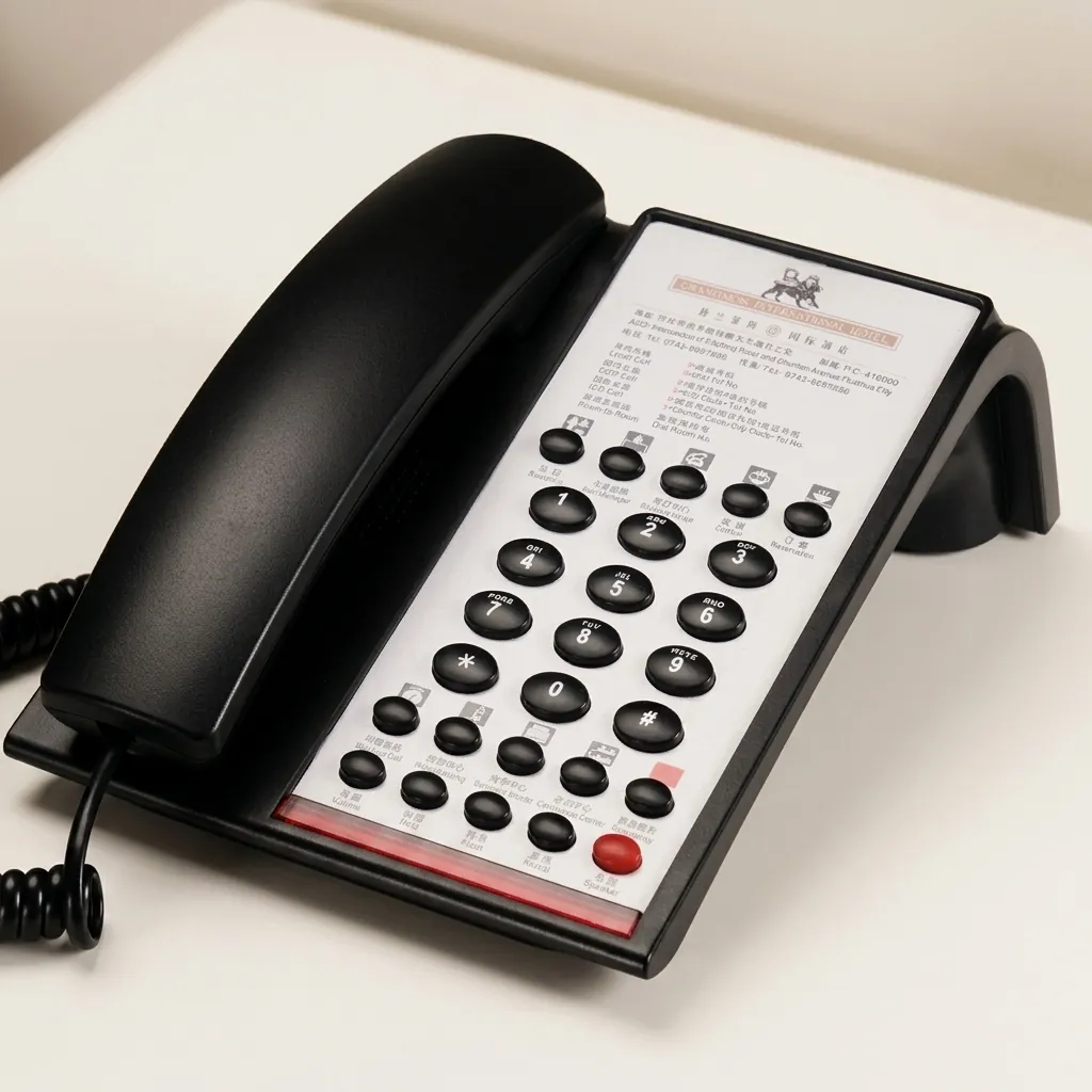 Hotel Desk Telephone with One-Touch Buttons [1036] — TEL-1036 (image 3)