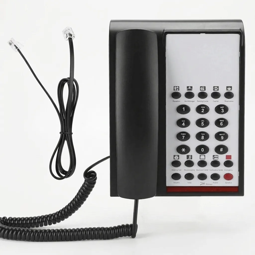 Hotel Desk Telephone with One-Touch Buttons [1036] — TEL-1036 (image 7)