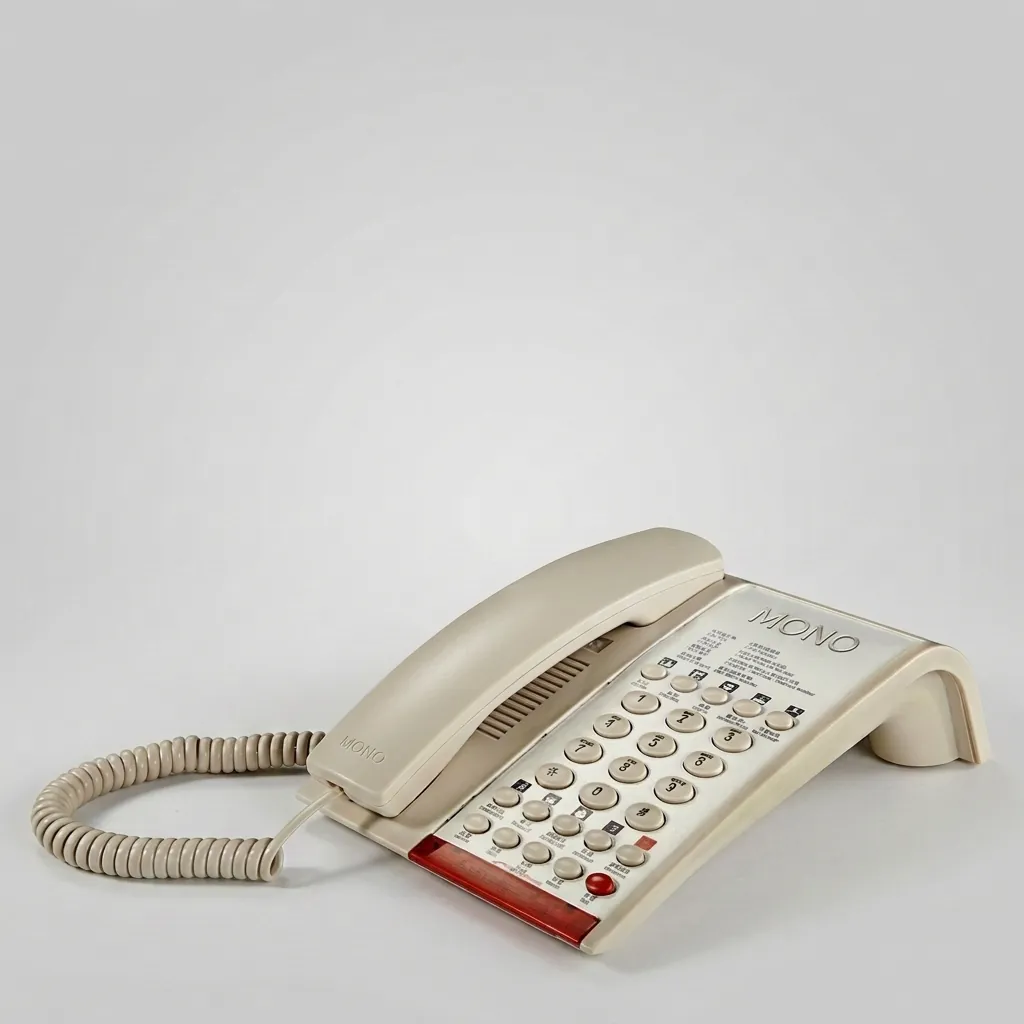 Hotel Desk Telephone with One-Touch Buttons [1037] — TEL-1037 (image 1)